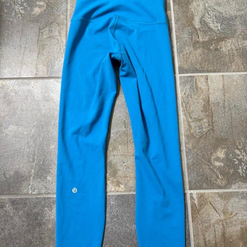 Lululemon Wunder Train High-Rise Tight 25 Hawaiian Blue LW5CR7S Size 6
